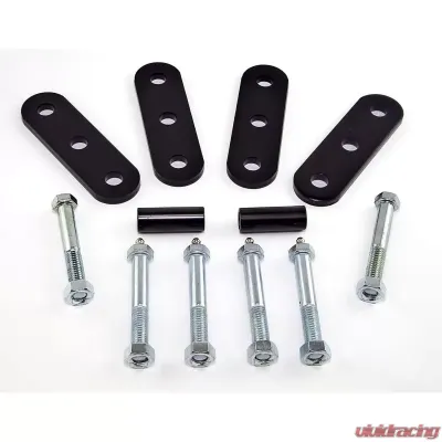 Rugged Ridge Suspension Leaf Spring Shackle Kit, Greaseable; 55-75 Jeep CJ Jeep - 18265.02
