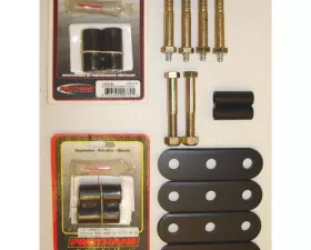 Rugged Ridge Suspension Leaf Spring Shackle Kit, HD, Greaseable; 55-75 Jeep CJ Jeep