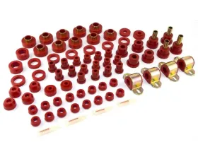 Rugged Ridge This red polyurethane bushing kit from Prothane fits 80-86 Jeep CJ models. Jeep