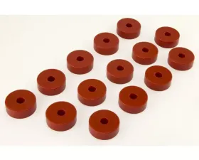 Body Mount Kit, Red, 14 Pieces, 1955-73 CJ by Rugged Ridge Jeep