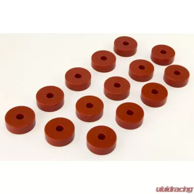 Body Mount Kit, Red, 14 Pieces, 1955-73 CJ by Rugged Ridge Jeep - 18351.01