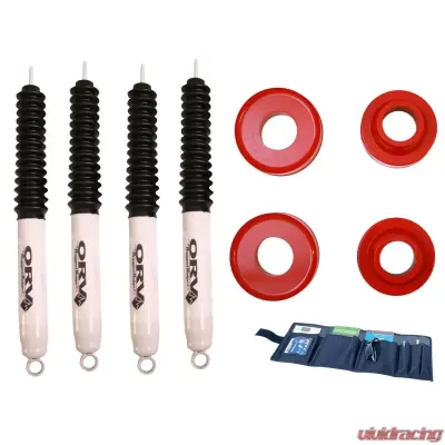 Rugged Ridge Suspension Coil Spring Spacer Kit, 2 Inch Lift, Shocks; 99-04 Jeep WJ Jeep Grand Cherokee 1999-2004 - 18415.80