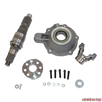 Rugged Ridge Transfer Case Mega Short Slip Yoke Eliminator (SYE) Kit; 88-06 YJ/TJ Jeep Wrangler - 18676.70
