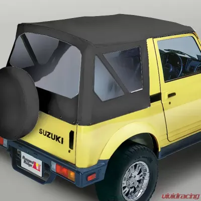 Rugged Ridge Soft Top, Black Denim, Clear Windows; 86-95 Suzuki Samurai Hyundai Elantra 2003 - 53701.15