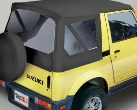 Rugged Ridge XHD Soft Top, Black Denim, Clear Windows; 81-98 Suzuki Samurai Hyundai Elantra 2003