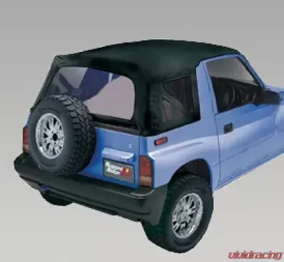 Rugged Ridge XHD Soft Top, Black Denim, Clear Windows; 88-94 Suzuki Sidekicks Chevrolet Tracker 1989-1991 - 53722.15