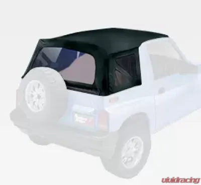 Rugged Ridge XHD Soft Top, Black Denim, Clear Windows; 95-98 Suzuki Sidekicks - 53723.15