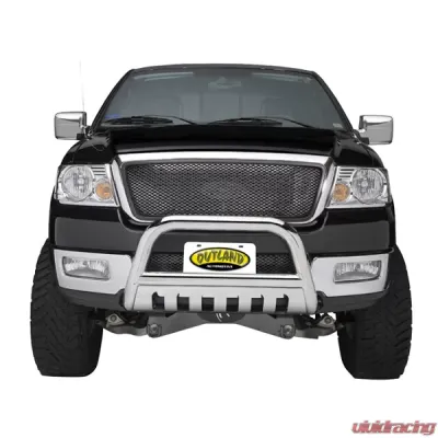Rugged Ridge This black powder coated license plate bracket fits all 3 inch bull bars. - 81503.90