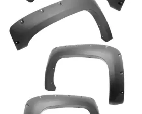 Rugged Ridge All Terrain Fender Flare Kit; 07-11 Chevrolet 1500/2500HD/3500HD Chevrolet 2007-2009
