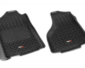 Rugged Ridge All Terrain Floor Liner, Front Pair, Black; 12-18 Ram 1500-3500 Ram 2012-2018