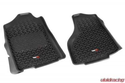 Rugged Ridge All Terrain Floor Liner, Front Pair, Black; 12-18 Ram 1500-3500 Ram 2012-2018 - 82903.05