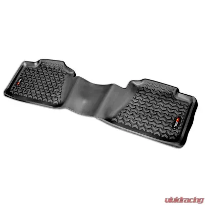 Rugged Ridge All Terrain Floor Liner, Rear, Black; 99-14 GMC Full-size Pickup/SUV - 82951.10