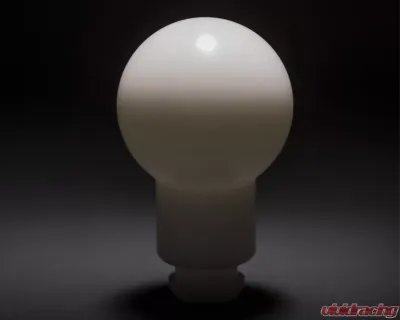 Killer B White Brushed Modified Delrin Round Shift Knob Subaru 5-Speed 2002-2021 - 10