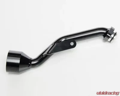 Killer B Textured Black Oil Fill Relocation Tube Subaru WRX | STI 2008-2021 - OFTB-1