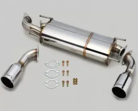 Tom's Racing Dual Tipped Stainless Steel Exhaust System Scion FRS 13-16