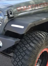 Rock Slide Engineering Front Fender Flares OEM LED Light Package Jeep Wrangler JL 2018-2020                                     - AC-FF-102-F-JLA - Image 5