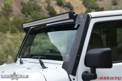 Rock-Slide Engineering JK 50" Led "A Pillar" Light Brackets Jeep Wrangler 2007-2018 - AC-WS-100-JK