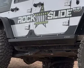 Rock Slide Engineering Step-Slider Rocker Guards Jeep Wrangler JK 4 Door 2007-2018