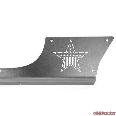 Rock Slide Engineering Step-Slider Rocker Guards Jeep Wrangler JL 2 Door 2018-2020 - AX-SS-RG-JL2