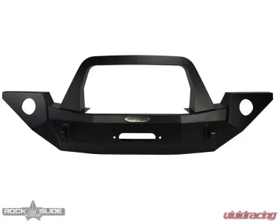 Rock Slide Engineering Full Rigid Series Front Bumper w/ Winch Plate Jeep Wrangler JL | Gladiator 2018-2020 - FB-F-100-JL