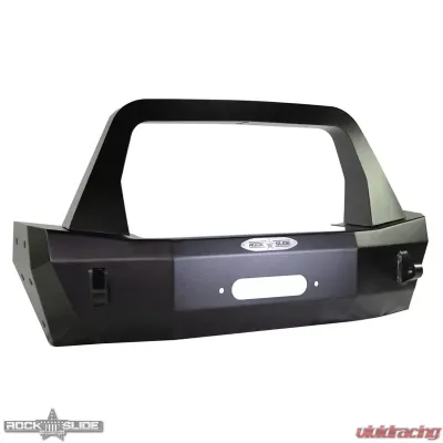 Rock-Slide Engineering Rigid Shorty Front Bumper / Complete With Winch Plate Jeep Wrangler 2007-2018 - FB-S-100-JK