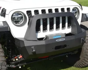 Rock Slide Engineering Complete Winch Plate Rigid Series Shorty Front Bumper Jeep Wrangler JL 2018-2020