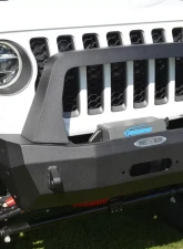 Rock Slide Engineering Complete Winch Plate Rigid Series Shorty Front Bumper Jeep Wrangler JL 2018-2020                                     - FB-S-100-JL - Image 6