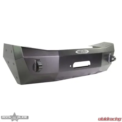 Rock-Slide Engineering RIGID SHORTY FRONT BUMPER / NO BULLBAR / WITH WINCH PLATE Jeep Wrangler 2007-2018 - FB-S-101-JK