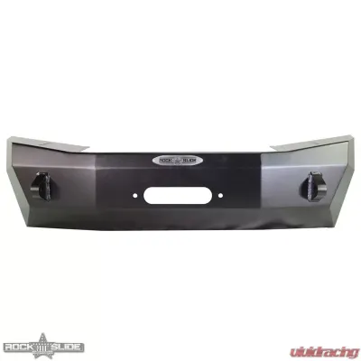 Rock Slide Engineering Winch Plate Rigid Series Shorty Front Bumper w/o Bull Bar Jeep Wrangler JL 2018-2020 - FB-S-101-JL