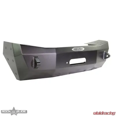 Rock Slide Engineering Winch Plate Rigid Series Shorty Front Bumper w/o Bull Bar Jeep Wrangler JL 2018-2020 - FB-S-101-JL