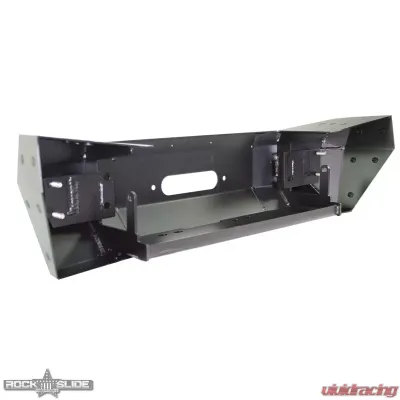 Rock Slide Engineering Winch Plate Rigid Series Shorty Front Bumper w/o Bull Bar Jeep Wrangler JL 2018-2020 - FB-S-101-JL