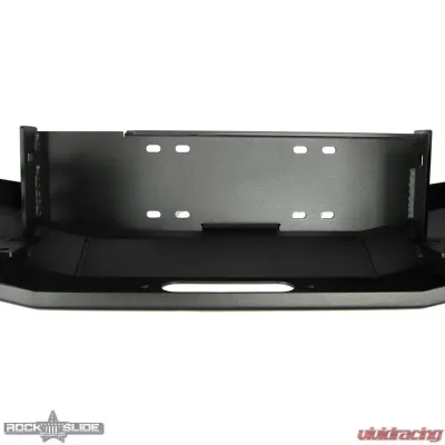 Rock Slide Engineering Winch Plate Rigid Series Shorty Front Bumper w/o Bull Bar Jeep Wrangler JL 2018-2020 - FB-S-101-JL