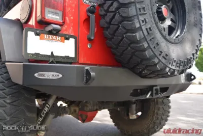 Rock-Slide Engineering RIGID REAR BUMPER / NO TIRE CARRIER Jeep Wrangler 2007-2018 - RB-F-101-JK