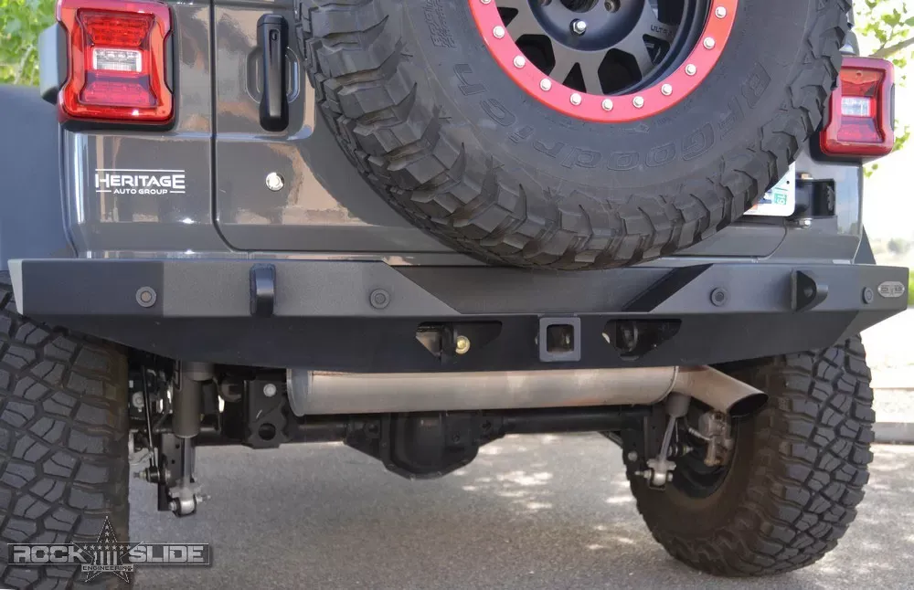 Rock Slide Engineering Full Rigid Series Rear Bumper w/o Tire Carrier Jeep Wrangler JL 2018-2020 - RB-F-101-JL