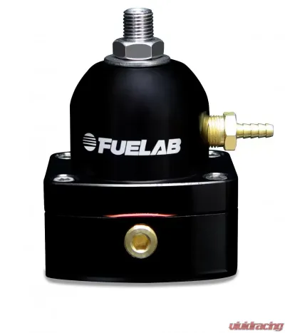 Fuelab Black 545 EFI Adjustable Mini Fuel Pressure Regulator 25-90 PSI -6AN In/Out - 54501-1