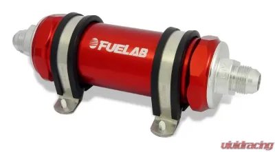 Fuelab In-Line Fuel Filter, Long - 82801-2