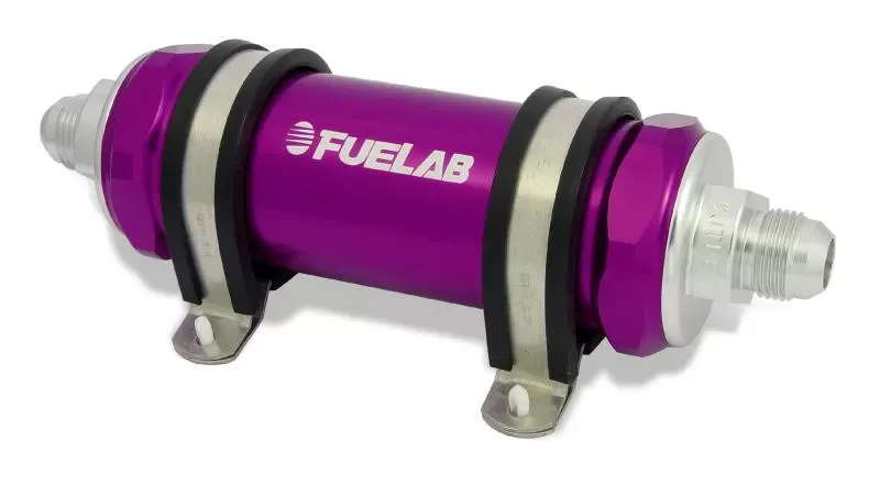 Fuelab In-Line Fuel Filter, Long 75 micron - 82822-4