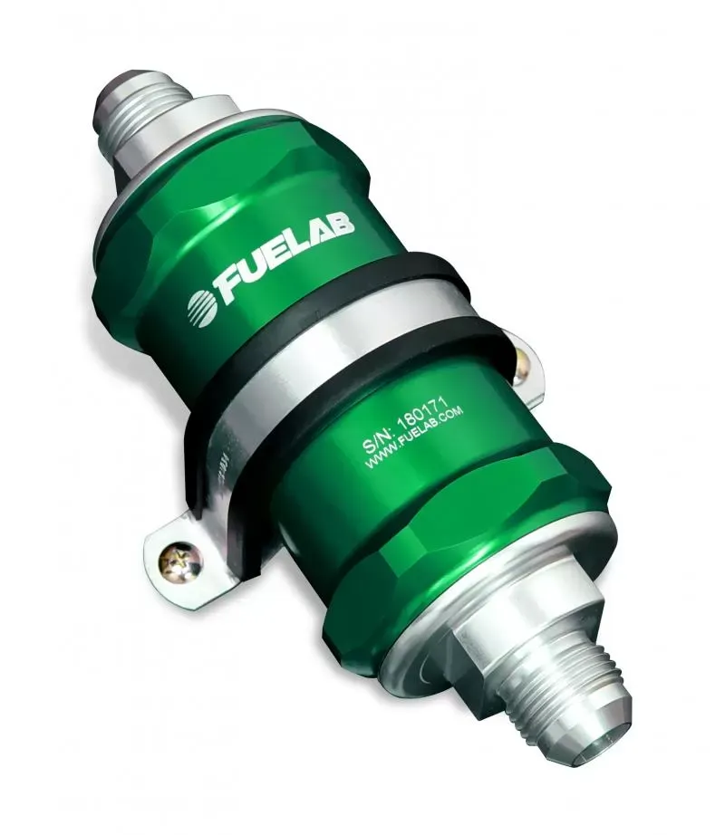 Fuelab In-Line Fuel Filter, 40 micron, Integrated Check Valve - 84812-6