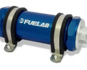 Fuelab In-Line Fuel Filter, Long with Integrated Check Valve