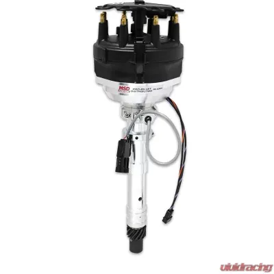 MSD Chevy Cam Sync Distributor, Hall Effect, Large Cap - 23451