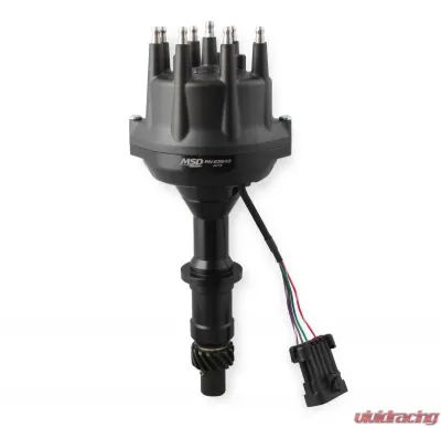 MSD Black, Pontiac V8 Dual Sync Distributor - 23843