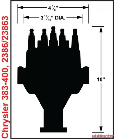 MSD Chrysler 383, 400 Dual Snyc Distributor - 2386