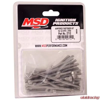 MSD LS Airforce Intake Fastener Kit For Pn 2701 And Pn 2702 - 2712