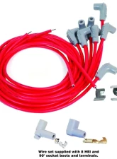 MSD Super Conductor Spark Plug Wire Set 8 Cyl 90° Plug, Socket/HEI Cap                                     - 31239 - Image 2