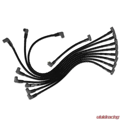 MSD Sleeved Spark Plug Wires for SBC over valve cover, HEI - 31351