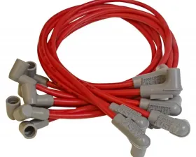 MSD Super Conductor Spark Plug Wire Set, Small Block Chevy, Socket Dist. Cap