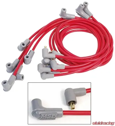 MSD Super Conductor Spark Plug Wire Set,Big Block Chevy, Socket Dist. Cap - 31609