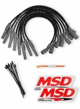MSD Ford Raptor 6.2L V8 Black Wire Set                                     - 31633 - Image 7