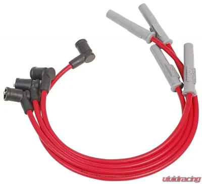 MSD Wire Set, SC Red, '90-'00 Mazda Miata, 1.6L/1.8L 4 Cyl. - 32599
