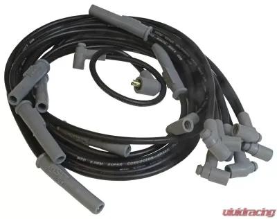 MSD Wire Set, SC Blk, Chry. 383-440 HEI for MSD Dist. - 32733